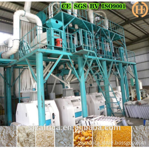100T/24h easy operate maize grain roller mills milling grinder mill
